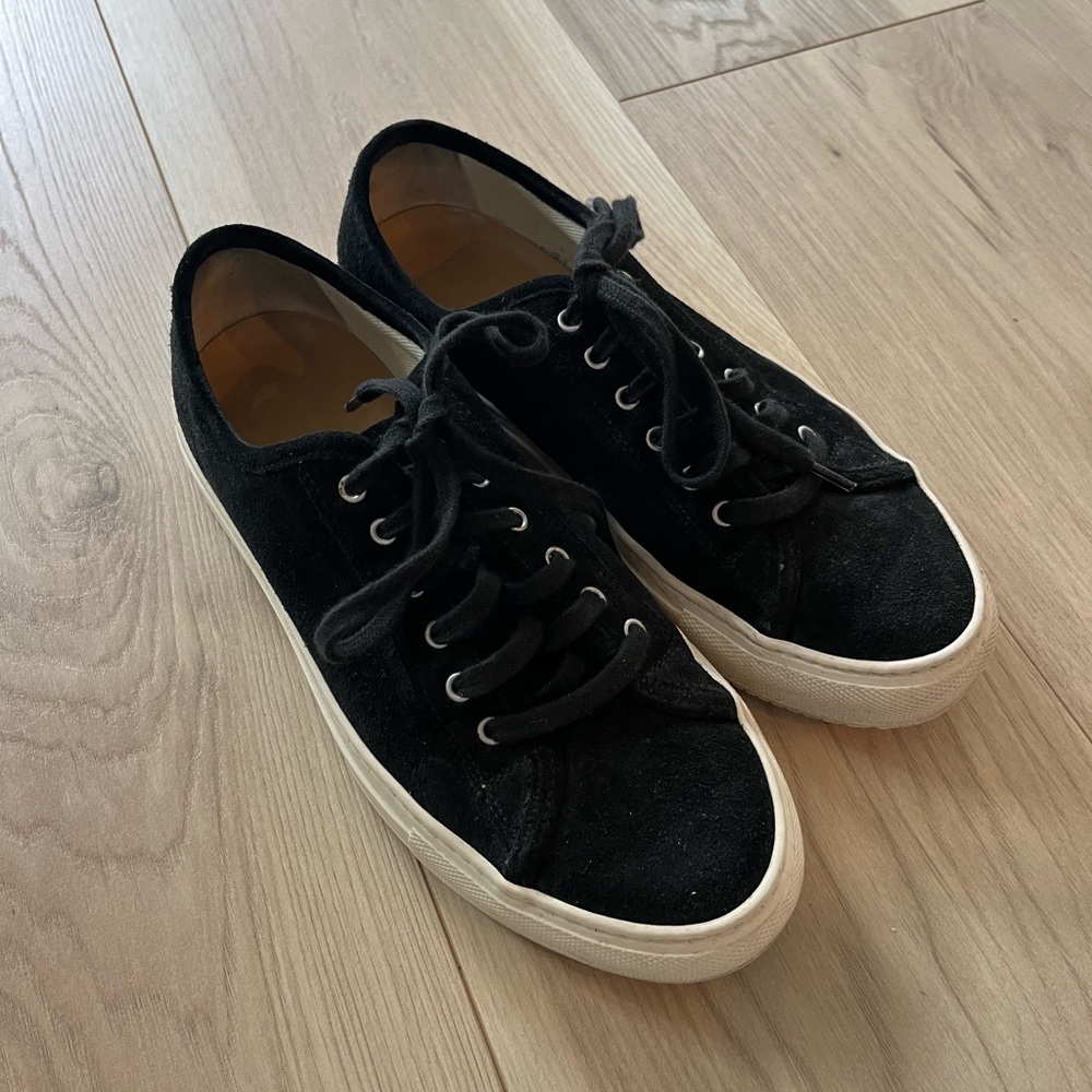 Woman by common projects suede sneakers
